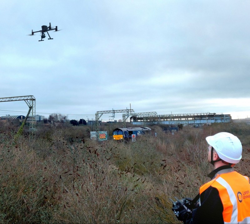 Drone survey for Network Rail
